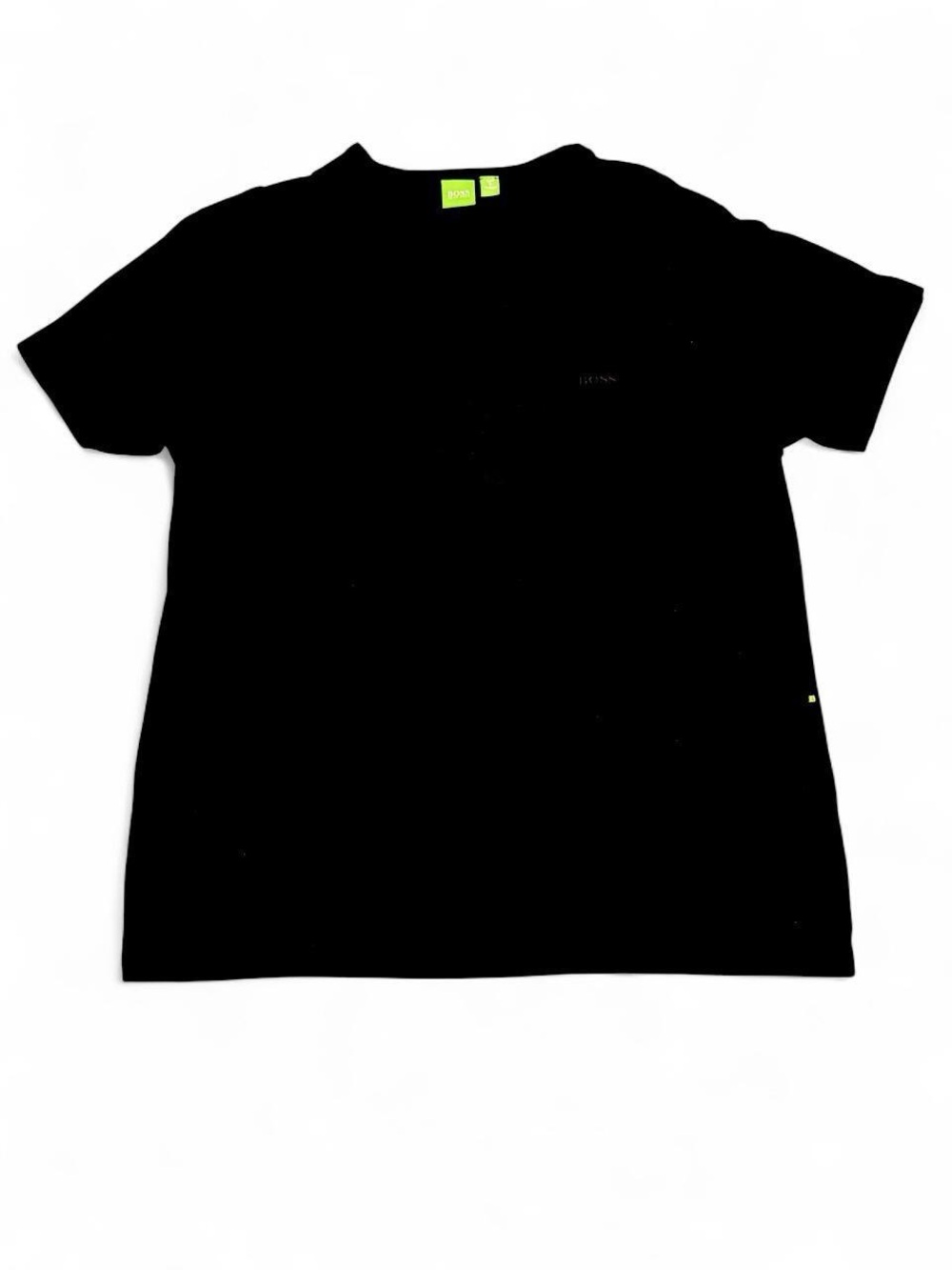 Boss Black Short Sleeve Crew Neck Tee with Subtle Logo